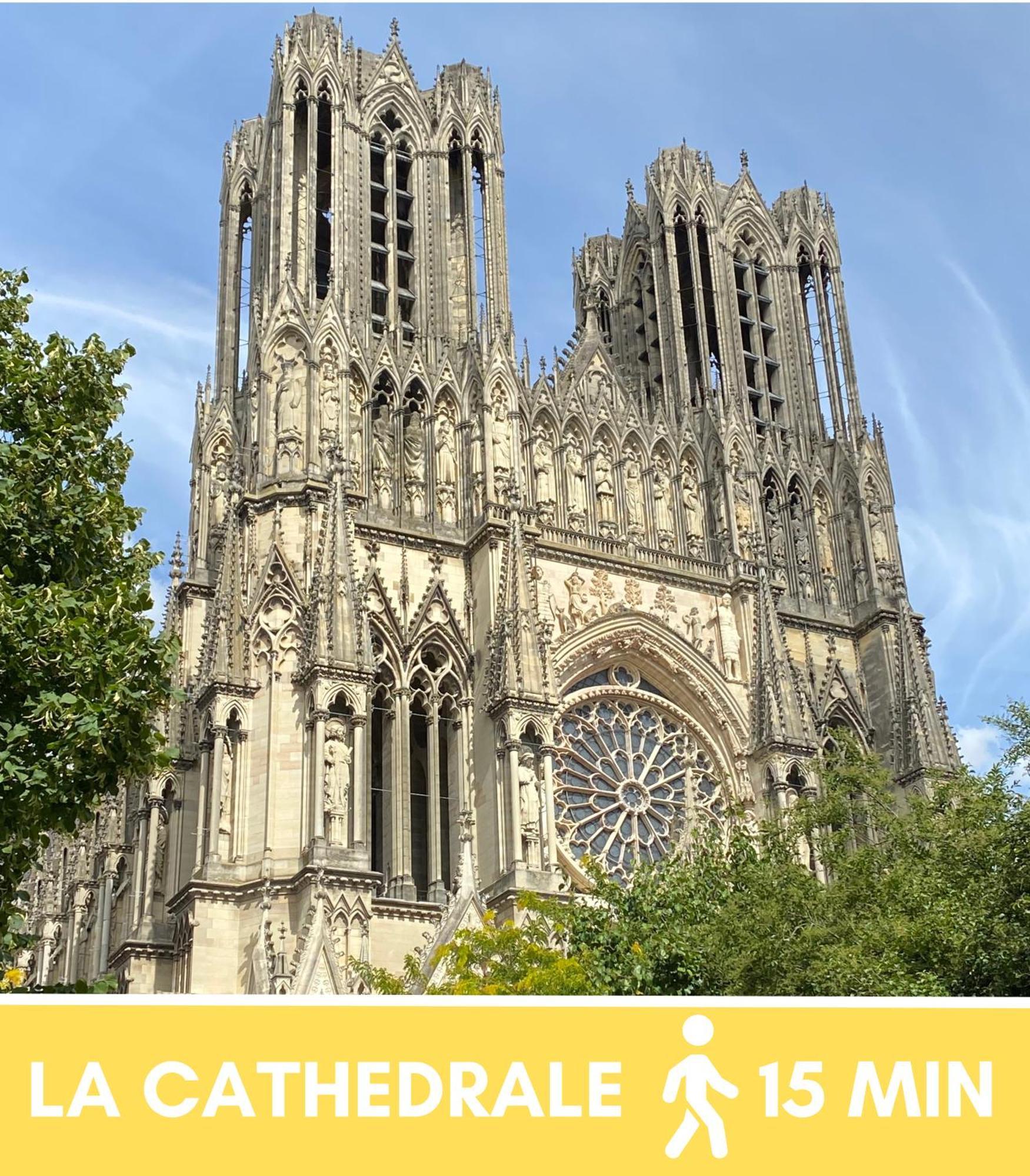 Le Sacre - Centre - Cour Privative - Parking Lejlighed Reims Eksteriør billede